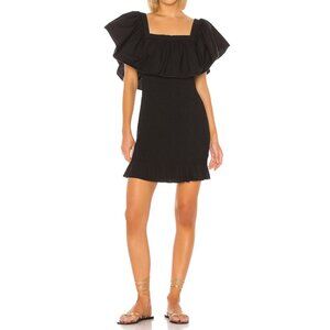 Solid & Striped Smocked Ruffle Dress NWT